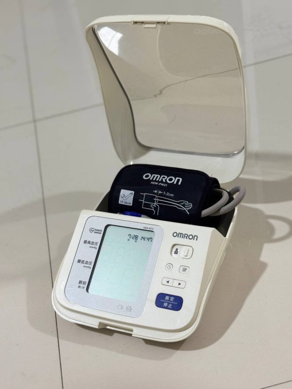 🩺【Tested Working】OMRON HEM-FW31 Upper Arm Blood Pressure Monitor (Battery Operated)